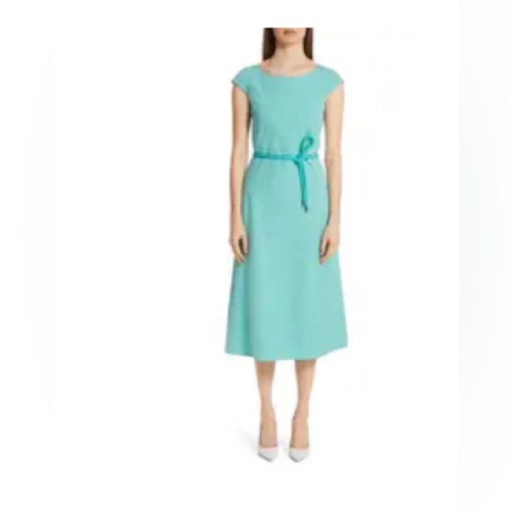 Max Mara belted Opunzia midi dress size 10